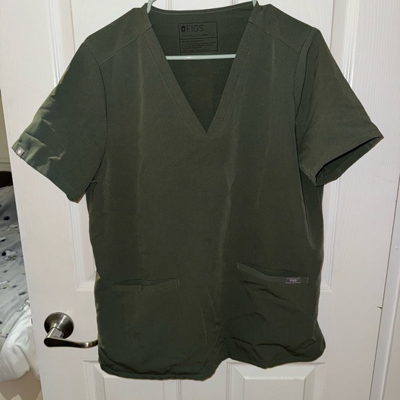 FIGS Moss Scrub Top size L - Picture 1 of 3